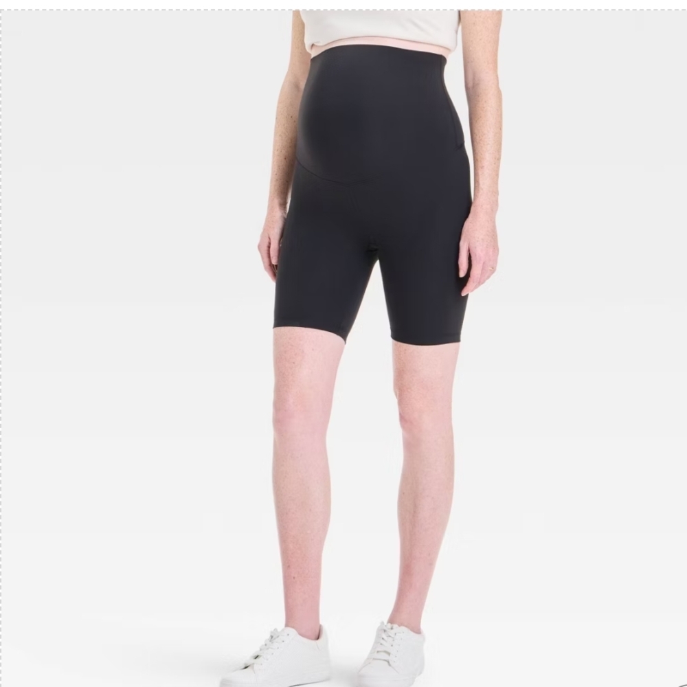 Women's Black High-Waisted Shorts